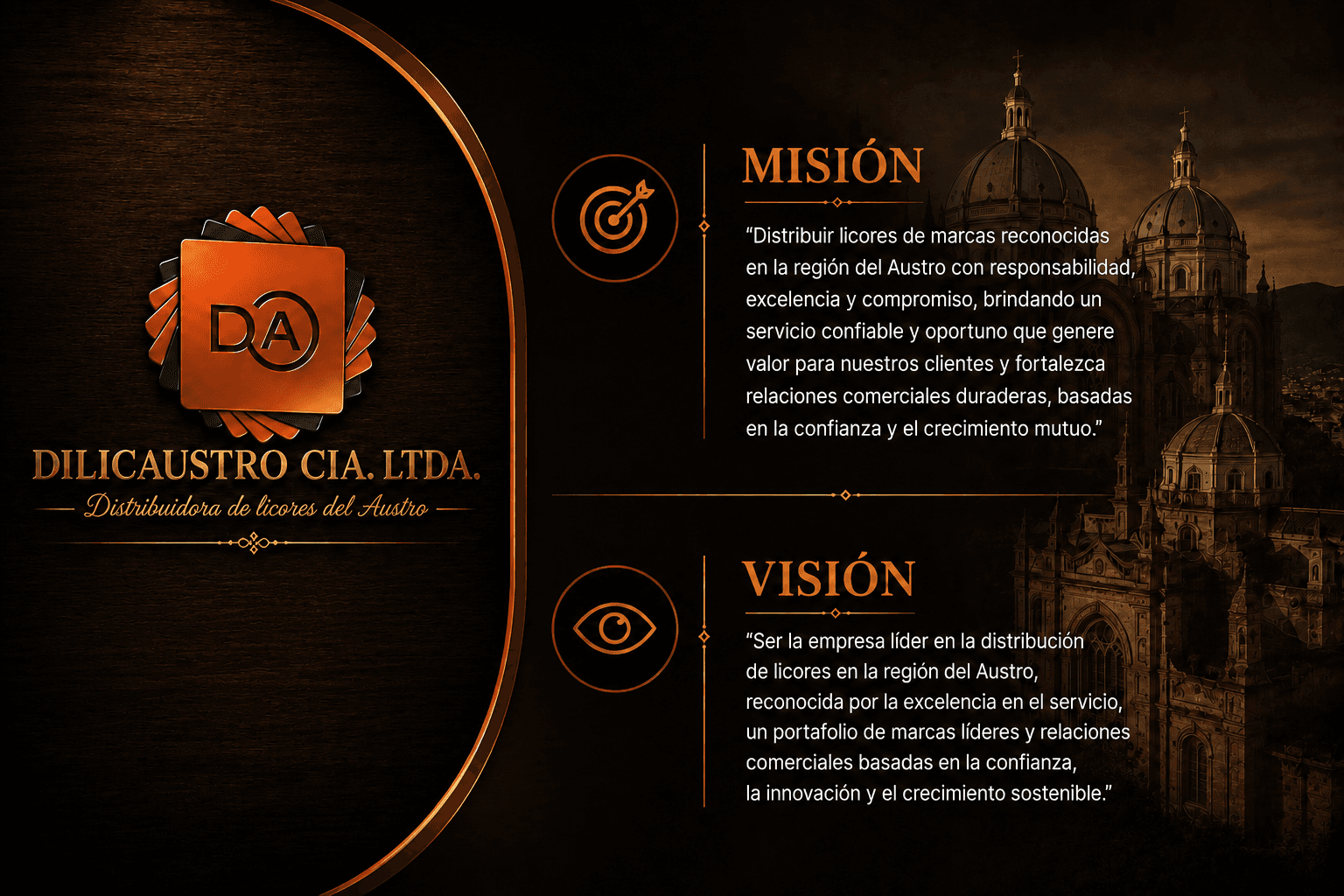 DILICAUSTRO CIA. LTDA. Misión y Visión